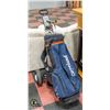 Image 1 : GOLF BAG, CART, 6 CLUBS