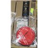 Image 1 : BOX OF 29 RED COLLAPSIBLE DOG/PET BOWLS