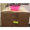 Image 1 : BOX OF 63 PINK COLLAPSIBLE DOG/PET BOWLS
