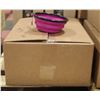 Image 1 : BOX OF 71 PURPLE COLLAPSIBLE DOG/PET BOWLS