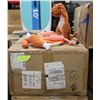 BOX OF 20 NEW IN PCKG SETS OF 6 DOG TOYS-ORANGE