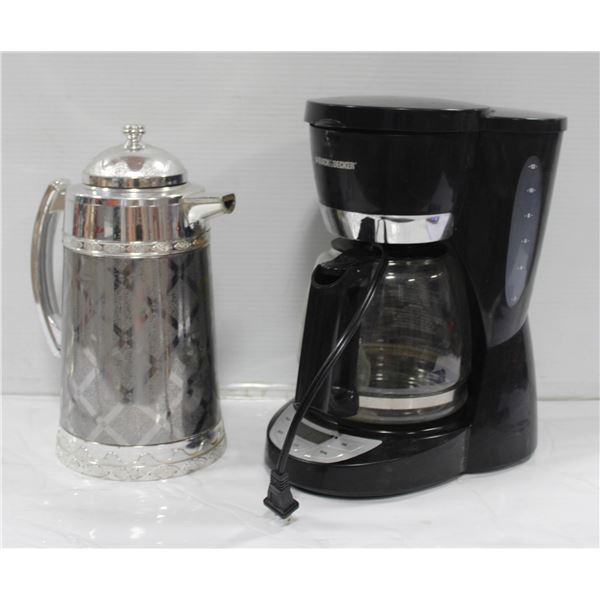 B&D COFFEE MAKER PLUS CARAFFE