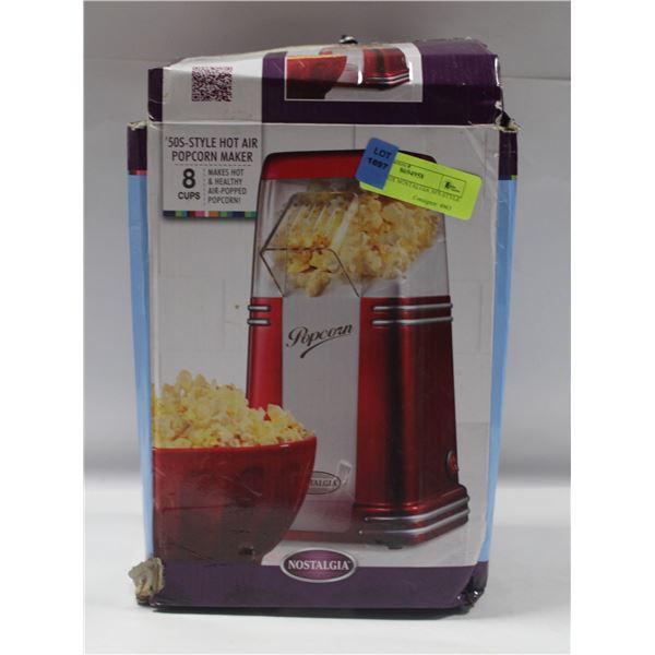 NEW IN BOX NOSTALGIA 1950'S STYLE POPCORN