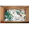 BOX WITH ARPROX 30 HOME EXTENSION CORDS