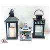 Image 1 : 2 X OUTDOOR HANGING LANTERN SHELLS PLUS