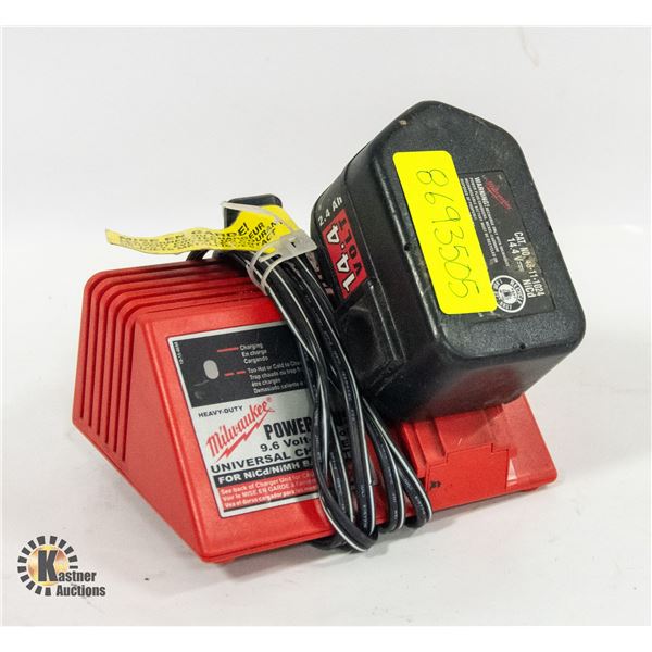HD MILWAUKEE POWER 9.6 VOLT-18 VOLT UNIVERSAL-