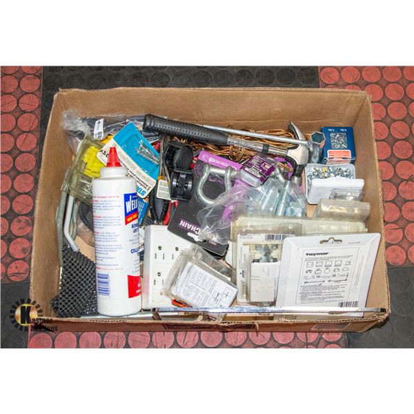 FLAT OF NEW IN PACKAGES & OUT OF PACKS HARDWARE,