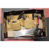 KUNYS CARPENTERS TOOL BELT WITH VARIOUS