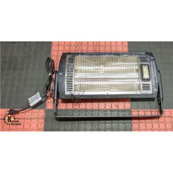 SHOP QUARTZ HEATER WITH LIGHT,TESTED