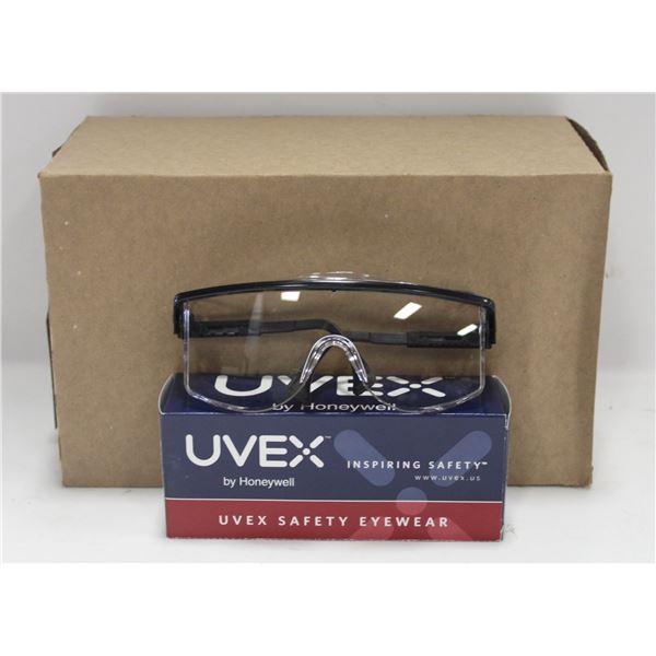 UVEX SAFETY GLASSES S2500 BLK / CLR QTY: