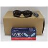 UVEX SAFETY GLASSES S0601X BLK QTY: 10 (NEW)