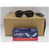 UVEX SAFETY GLASSES S0601X BLK QTY: 10 (NEW)