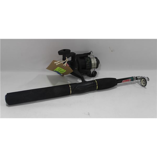 COLEMAN OUTFITTER COLLAPSIBLE FISHING ROD