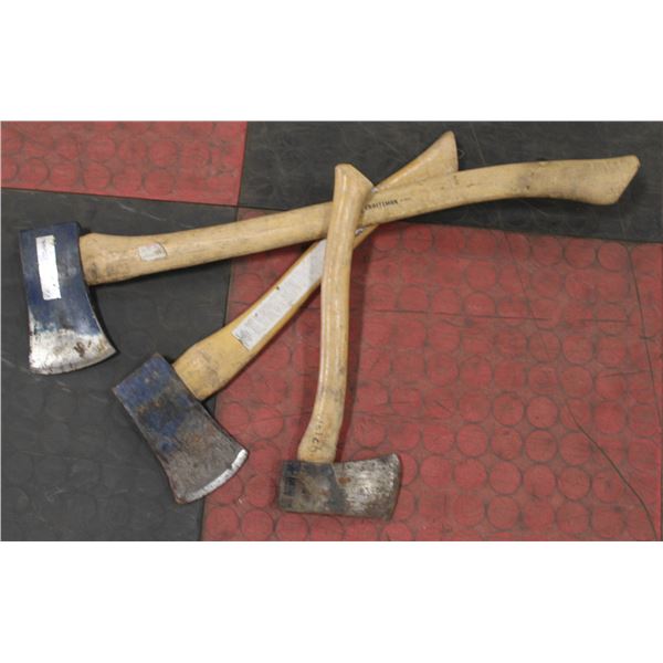 3 AXES VARIOUS SIZES