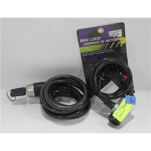 2 BIKE LOCKS