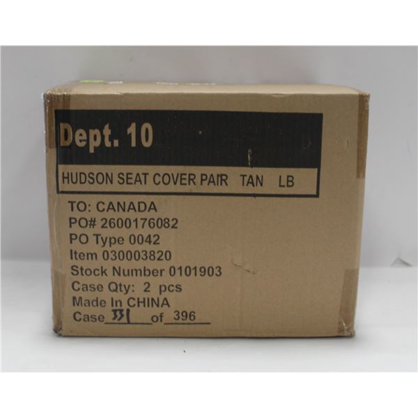 NEW 2 PAIRS OF UNIVERSAL SEAT COVERS