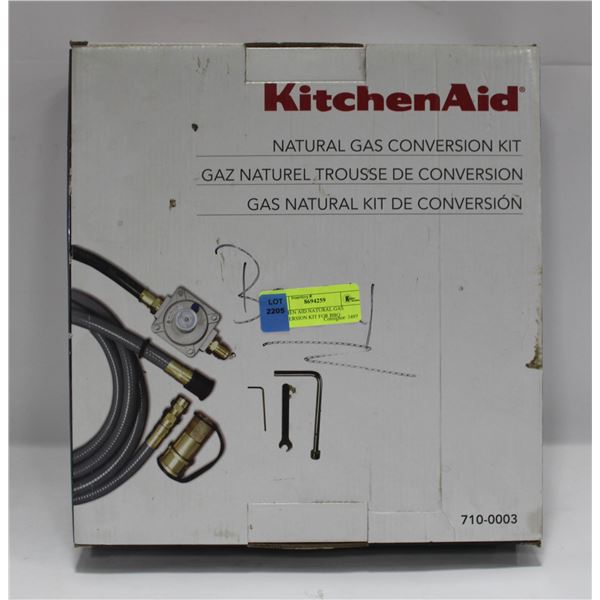 KITCHEN AID NATURAL GAS CONVERSION KIT FOR BBQ
