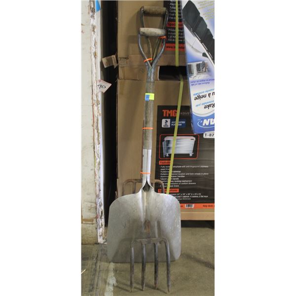 PITCH FORK AND SHOVEL