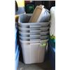 Image 1 : 4 RUBBERMAID TOTES WITH LIDS