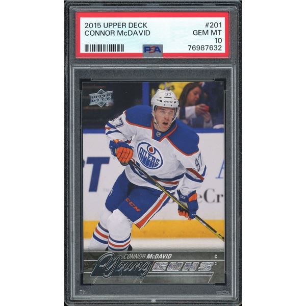 2015-16 Upper Deck #201 Connor McDavid RC (PSA 10)