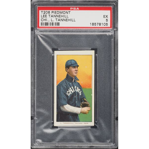 1909-11 T206 #480 Lee Tannehill (PSA 5) Low pop