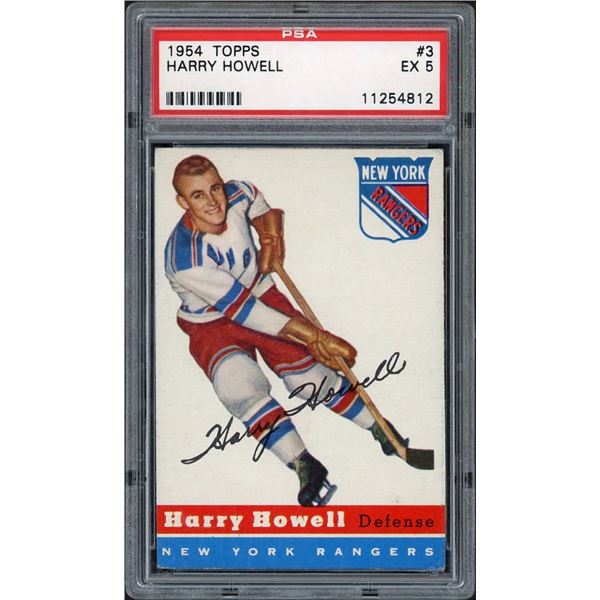1954-55 Topps #3 Harry Howell (PSA 5)