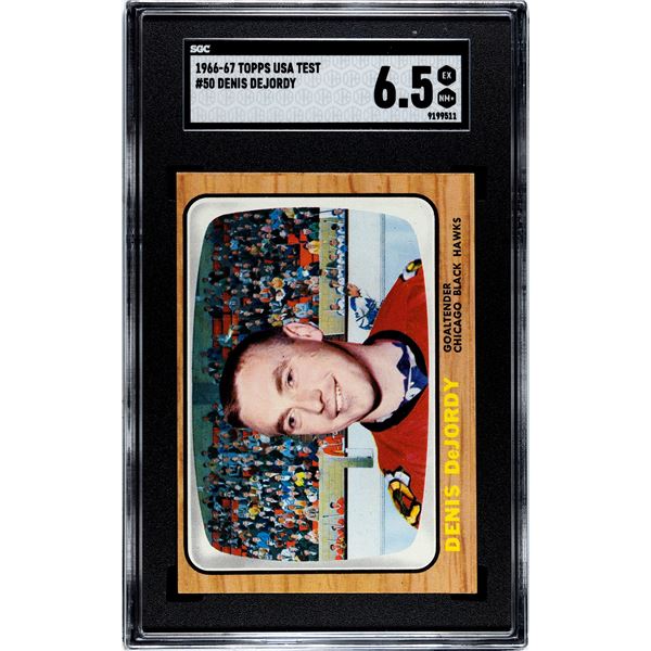 1966-67 Topps USA #50 Denis DeJordy (SGC 6.5)