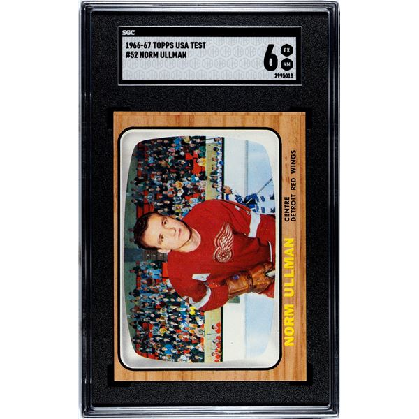 1966-67 Topps USA #52 Norm Ullman (SGC 6)