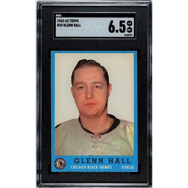 1962-63 Topps #24 Glenn Hall (SGC 6.5)
