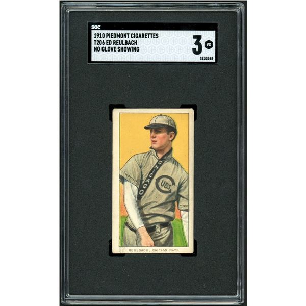 1909-11 T206 #408 Ed Reulbach (SGC 3)