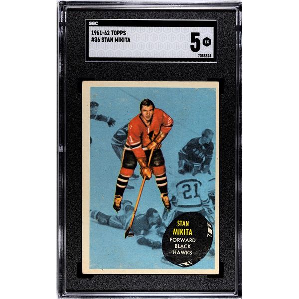 1961-62 Topps #36 Stan Mikita (SGC 5)