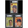 Image 1 : Lot of 3 x 1954 Topps Baseball Cards (SGC/KSA)