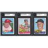 Image 1 : Lot of 3 x 1965 O-Pee-Chee Baseball Cards (HOF) (KSA)