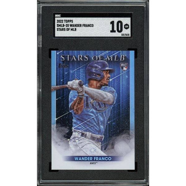 2022 Topps Stars of MLB #SMLB Wander Franco RC (SGC 10)