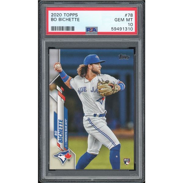 2020 Topps #78 Bo Bichette RC (PSA 10)