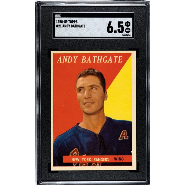 1958-59 Topps #21 Andy Bathgate (SGC 6.5)