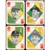 Image 1 : Lot of 4 x 1951 Topps "Red Backs" Baseball Cards