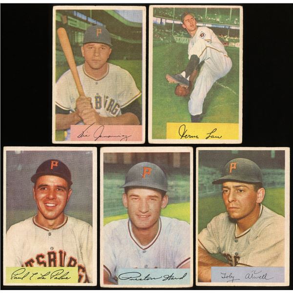 Lot of 10 x 1954 Bowman Baseball Cards