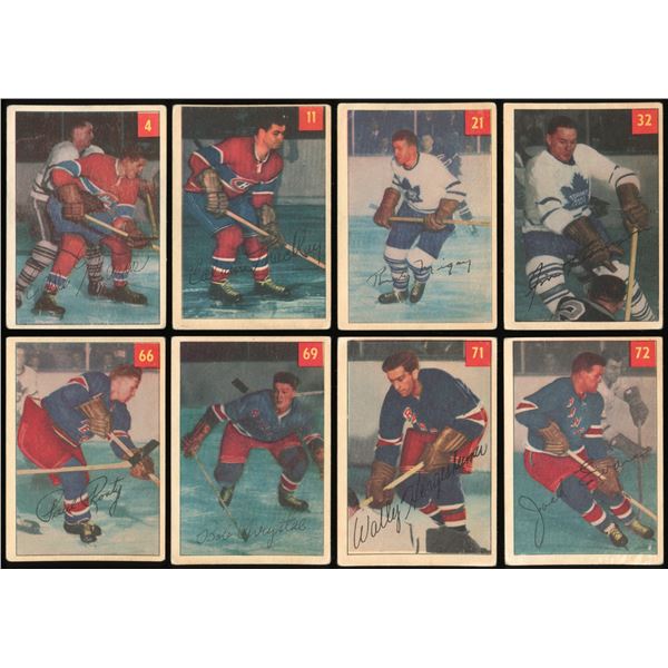 Lot of 20 x 1954-55 Parkhurst Hockey Cards