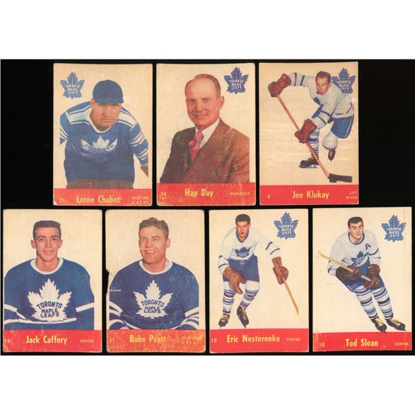 Lot of 14 x 1955-56 Parkhurst Hockey Cards