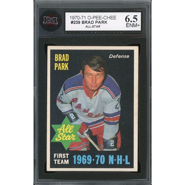 1970-71 O-Pee-Chee #239 Brad Park AS (KSA 6.5)