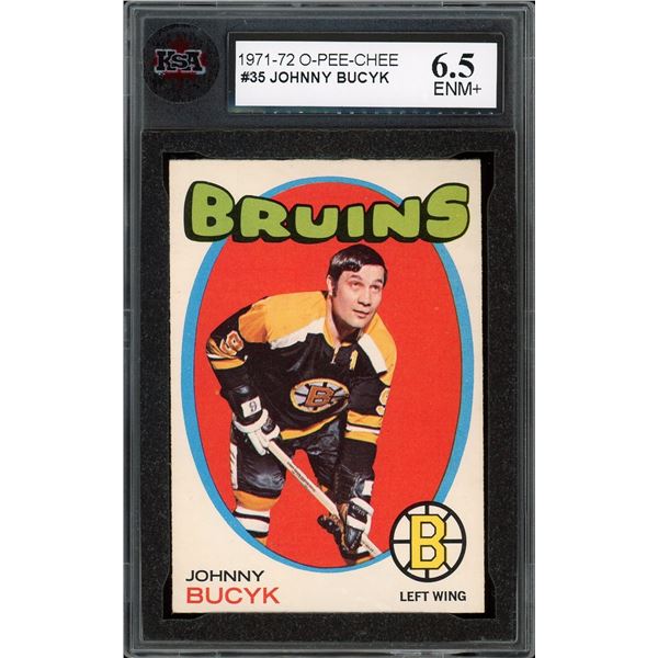 1971-72 O-Pee-Chee #35 Johnny Bucyk (KSA 6.5)