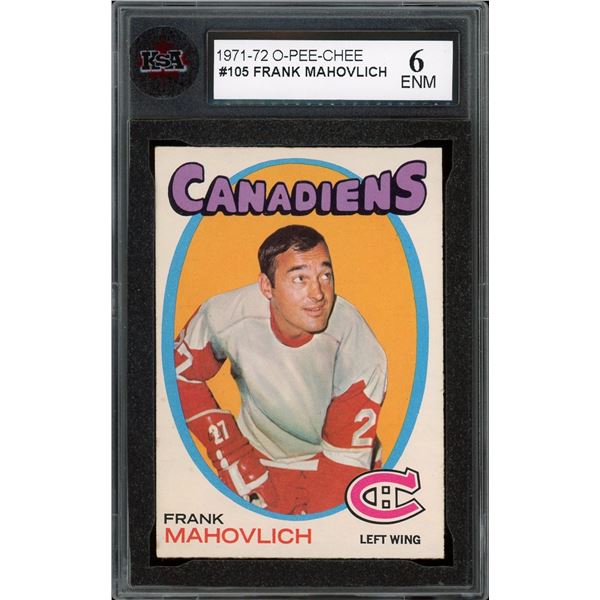 1971-72 O-pee-Chee #105 Frank Mahovlich (KSA 6)