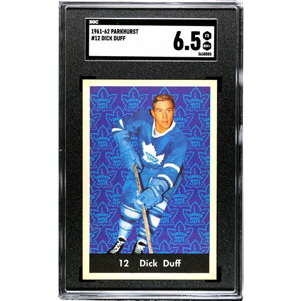 1961-62 Parkhurst #12 Dick Duff (SGC 6.5)