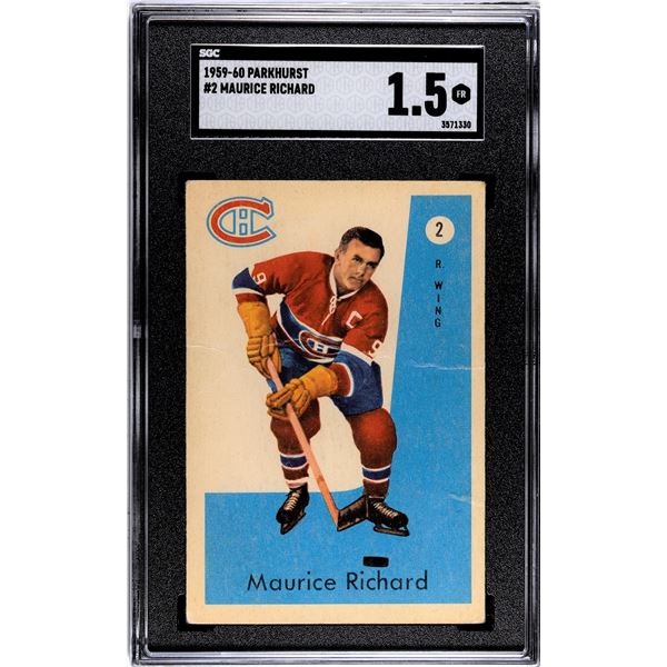 1959-60 Parkhurst #2 Maurice Richard (SGC 1.5)