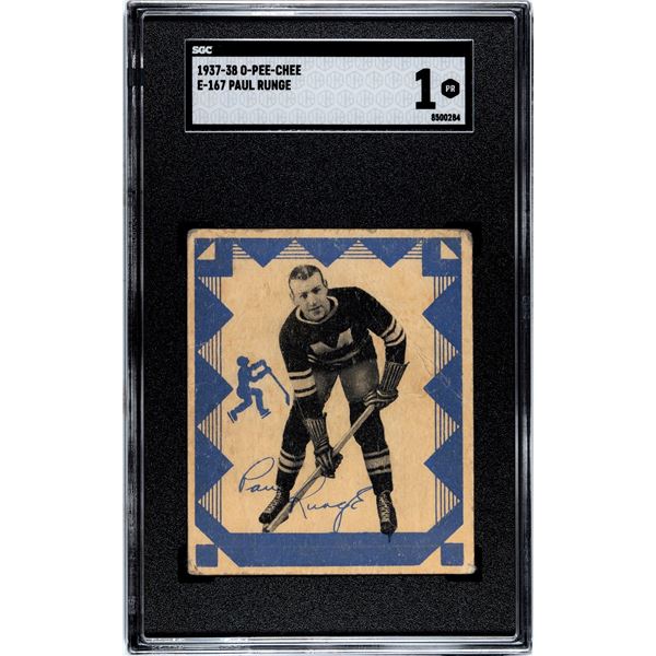 1937-38 O-Pee-Chee #167 Paul Runge (SGC 1)