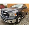 Image 4 : *TOW*  2017 DODGE RAM 1500, GREY, CREW CAB, GAS, AUTOMATIC,