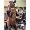 Image 2 : TAXIDERMY GRIZZLY BEAR ON STAND APPROX 7' TALL (SOME DAMAGE)