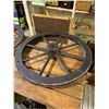 Image 4 : 3 ASSORTED WOOD WAGON WHEEL PROPS