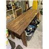 Image 1 : WOOD WORK BENCH APPROX 6'X22"X30"